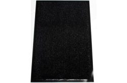 Washamat Black Doormat - 90 x 60cm.